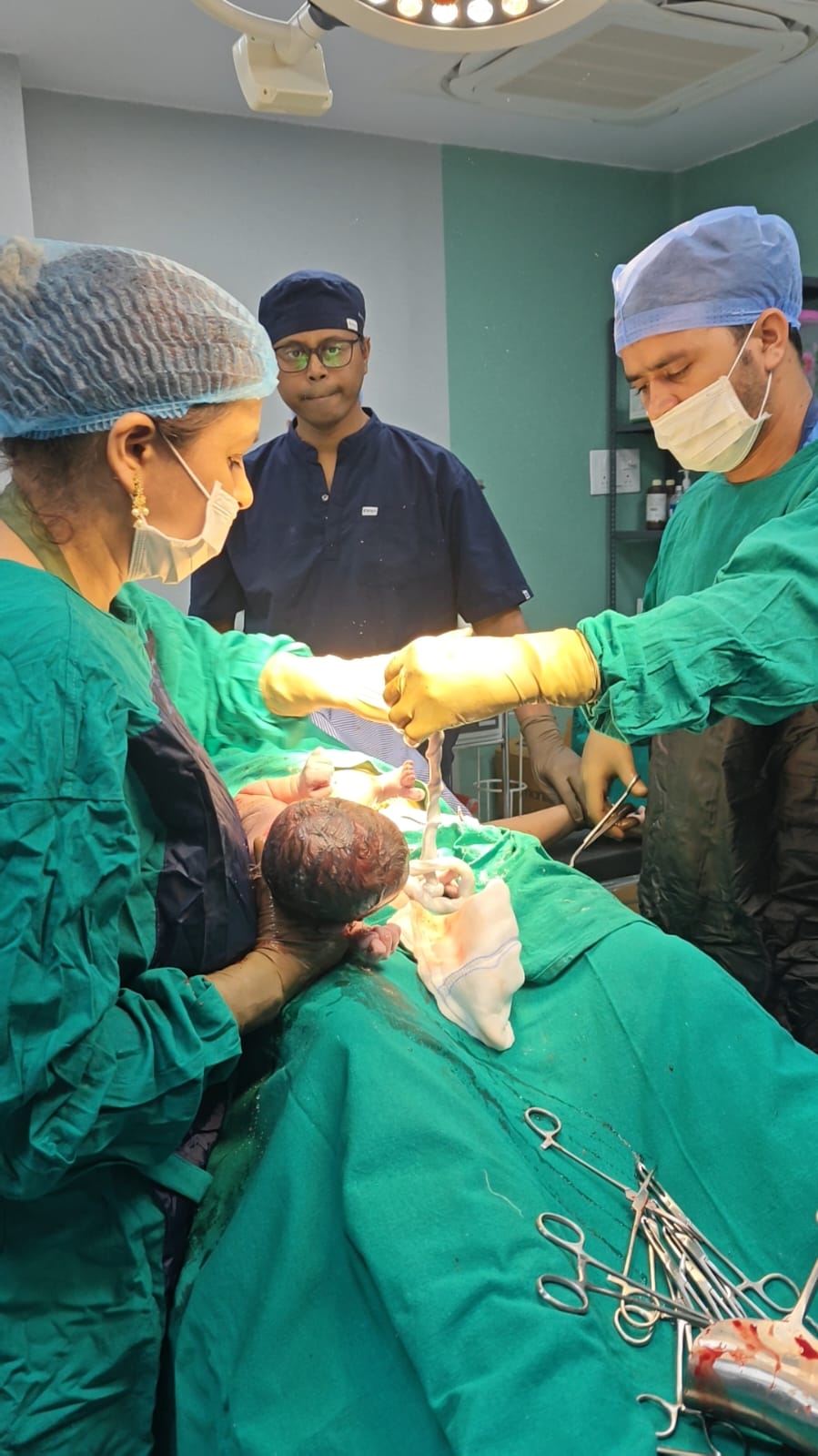 Maternity Caesarean Delivery Moment Lifestyle